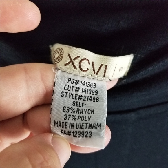 XCVI | knit flowy wide flare bell bottom leg pants - Picture 5 of 6